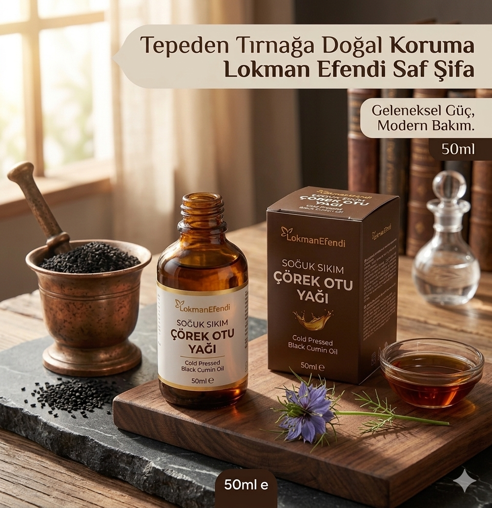 Tepeden Tırnağa Doğal Koruma: Soğuk Sıkım Çörek Otu Yağı ve Mucizeleri