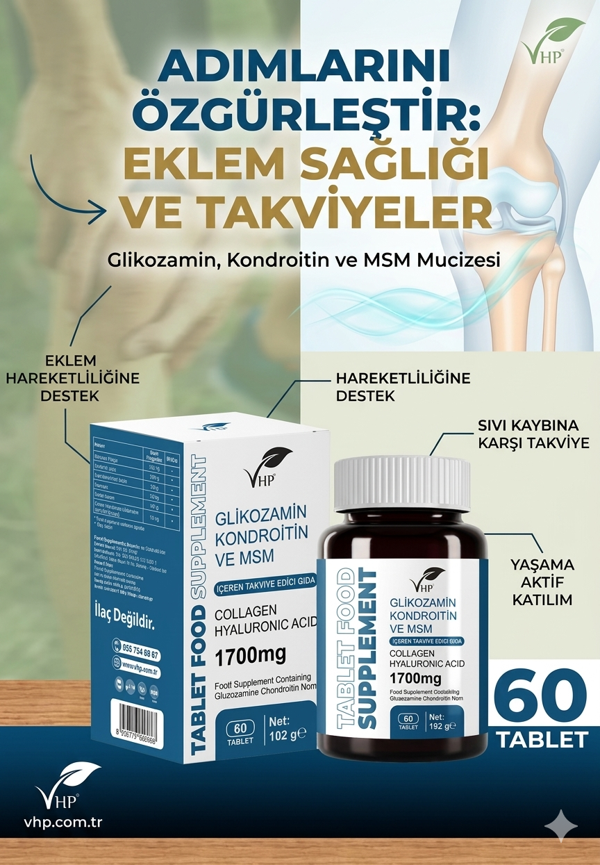Eklem Sağlığında GLUCOSAMINE Kullanımı ve Faydaları