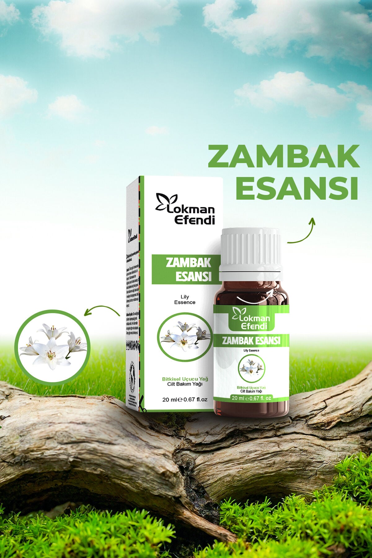 LOKMAN EFENDİ ZAMBAK YAĞI 20 CC