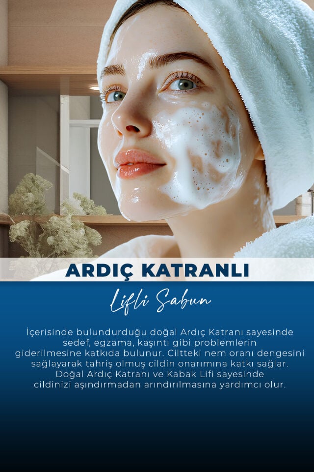 VA COSMETIC ARDIÇ KATRANLI LİFLİ SABUN
