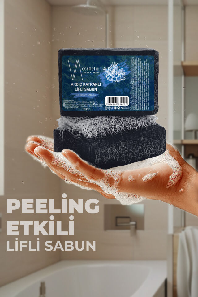 VA COSMETIC ARDIÇ KATRANLI LİFLİ SABUN