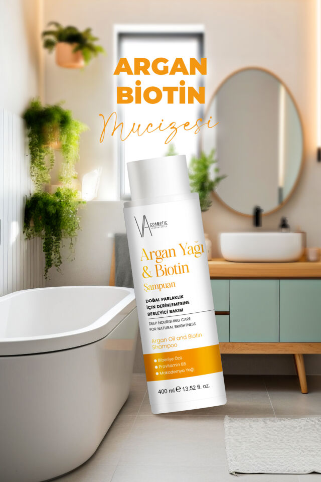 VA COSMETIC ARGAN BIOTIN ŞAMPUAN 400 ML