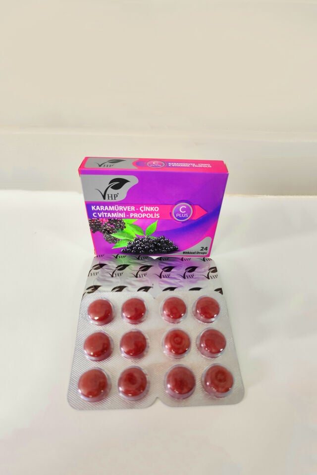 VHP KARAMÜRVER ÇİNKO BİTKİSEL DROPS 24 LÜ
