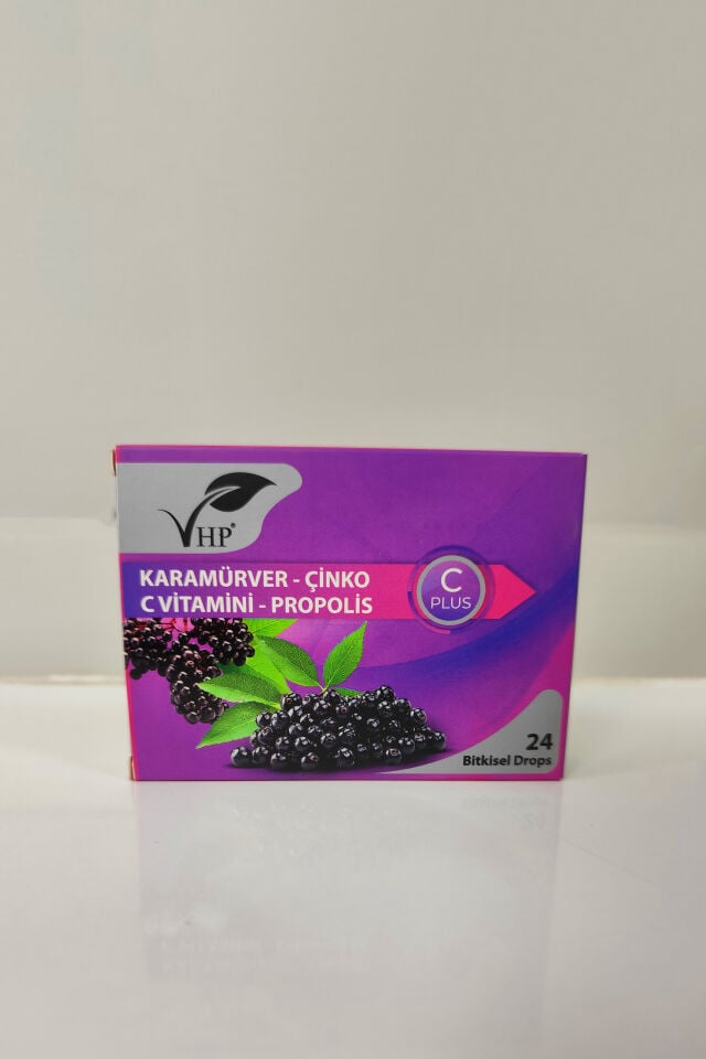 VHP KARAMÜRVER ÇİNKO BİTKİSEL DROPS 24 LÜ