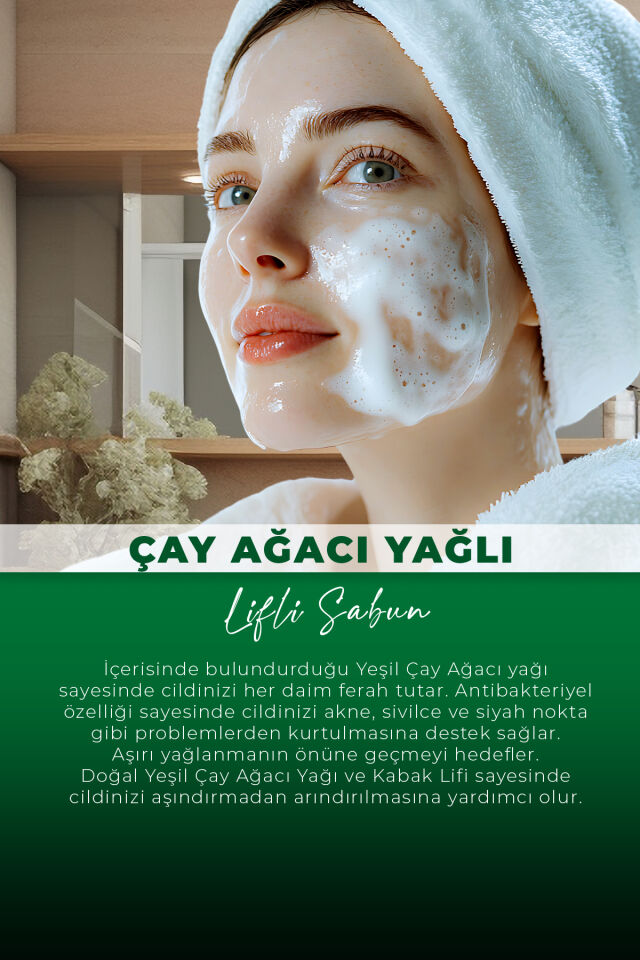 VA COSMETIC ÇAY AĞACI LİFLİ SABUN