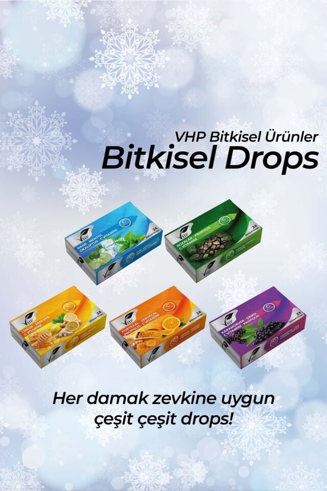 VHP KOZALAK PROPOLİS BİTKİSEL DROPS 24 LÜ