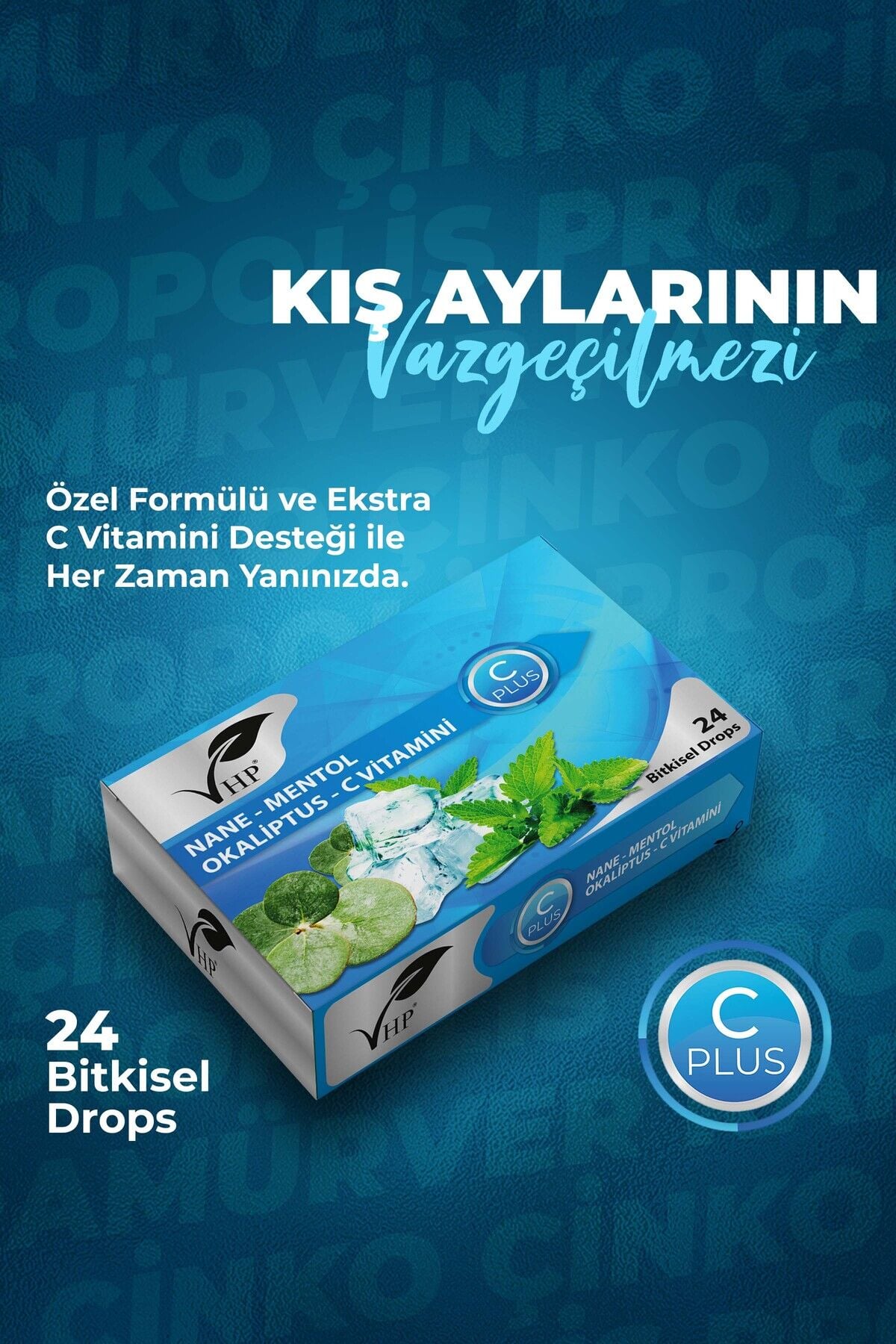 VHP NANE MENTOL BİTKİSEL DROPS 24 LÜ
