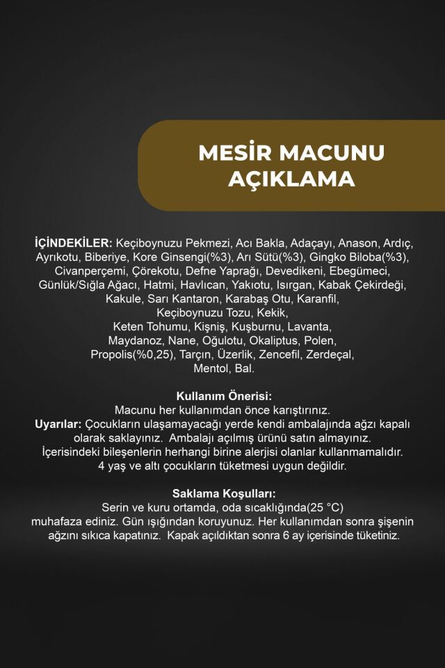 Mesir Macunu 230GR