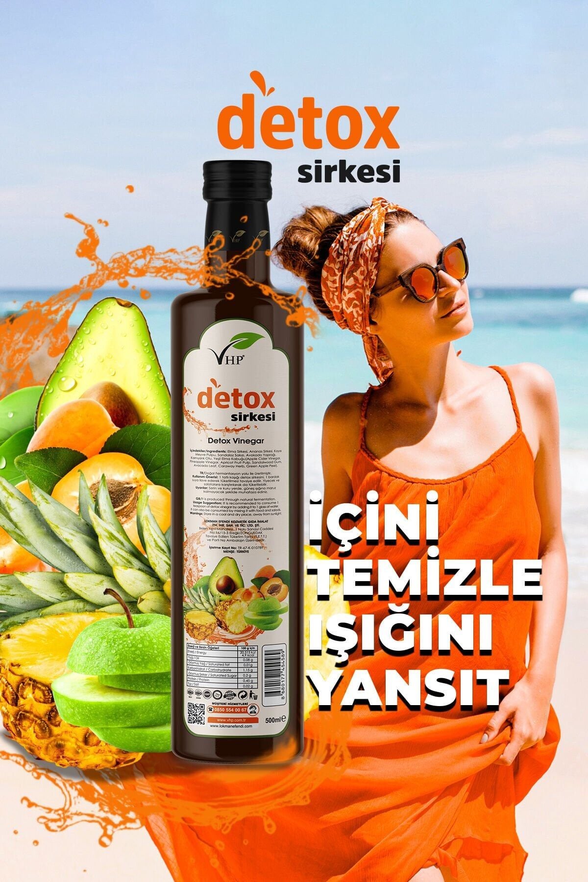 Detox Sirkesi 500 ml