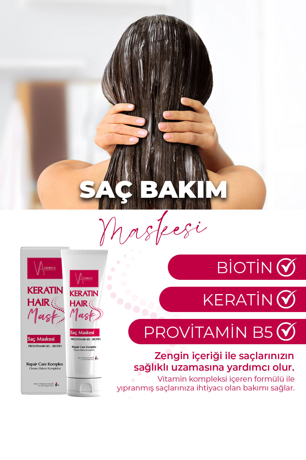 VA COSMETIC KERATİN SAÇ MASKESİ 200 ML