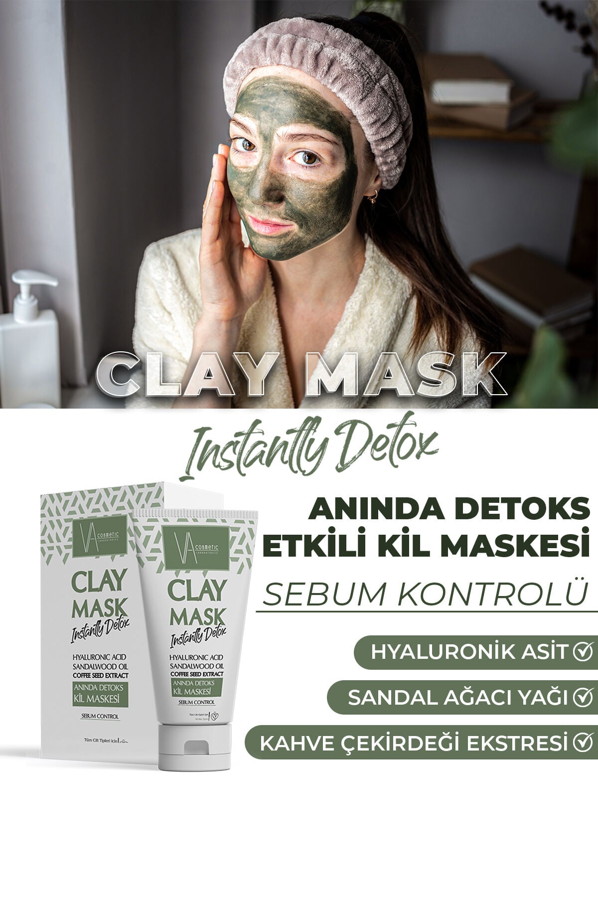 VA COSMETIC KİL MASKESİ 100 ML