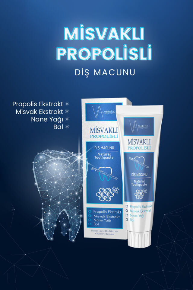 VA COSMETIC MİSVAKLI DİŞ MACUNU 100 ML