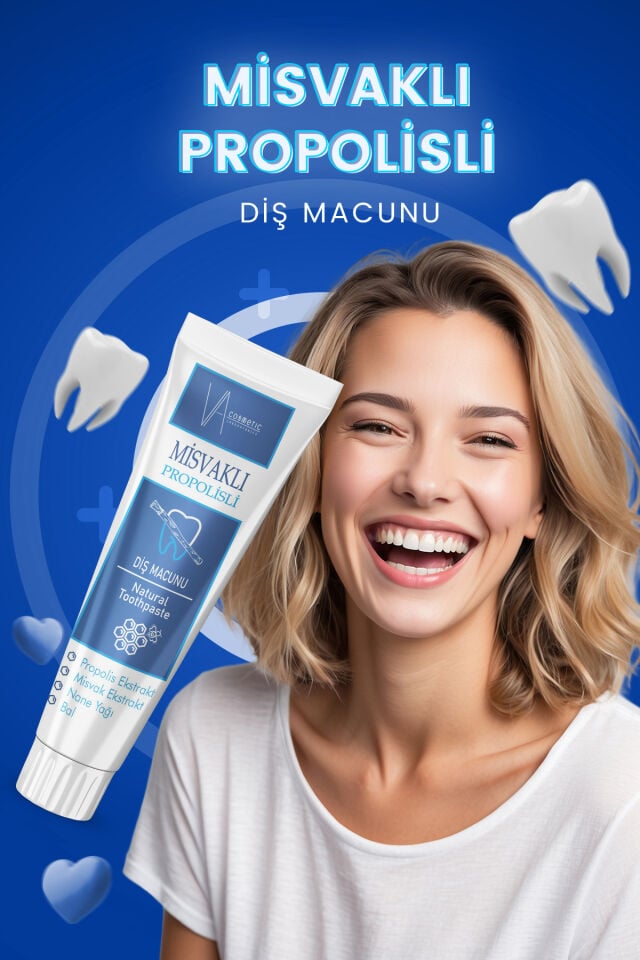 VA COSMETIC MİSVAKLI DİŞ MACUNU 100 ML