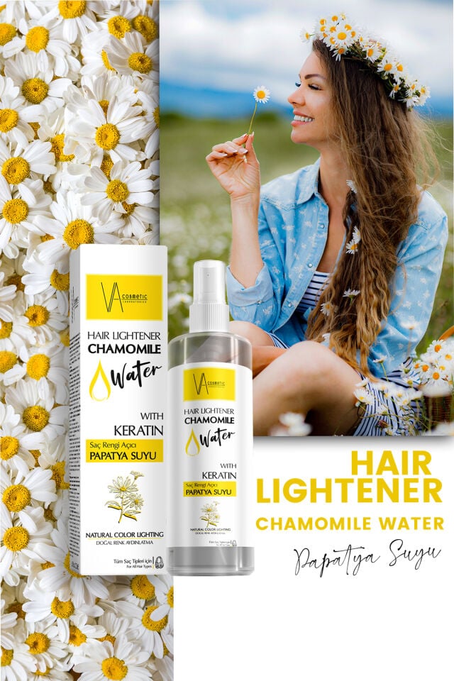 VA COSMETIC SAÇ RENGİ AÇICI PAPATYA SUYU 200 ML