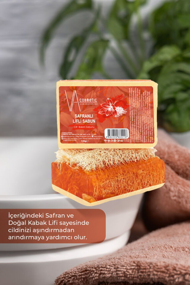 VA COSMETIC SAFRANLI LİFLİ SABUN