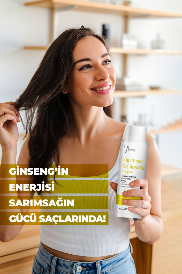 VA COSMETIC SARIMSAK&GİNSENG ŞAMPUAN 400 ML