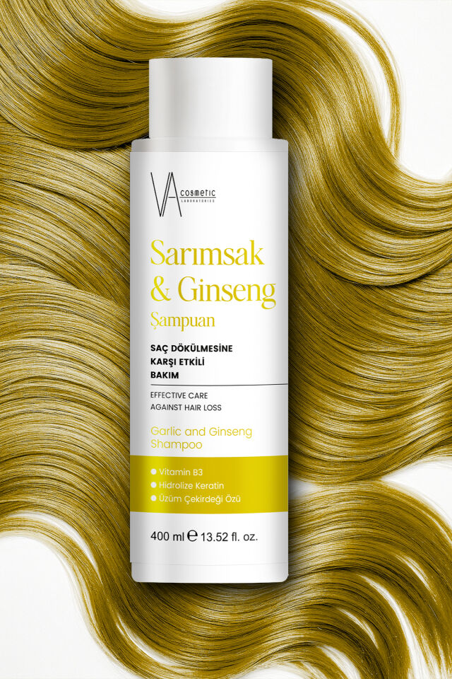 VA COSMETIC SARIMSAK&GİNSENG ŞAMPUAN 400 ML