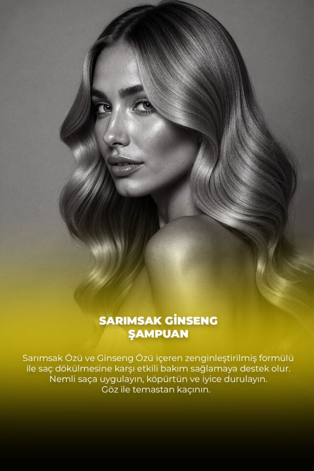 VA COSMETIC SARIMSAK VE GİNSENG ŞAMPUAN 400 ML