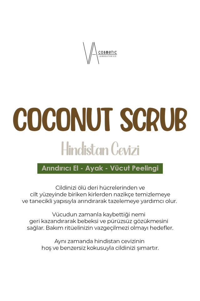 VA COSMETIC SCRUB HİNDİSTAN CEVİZİ 300 ML