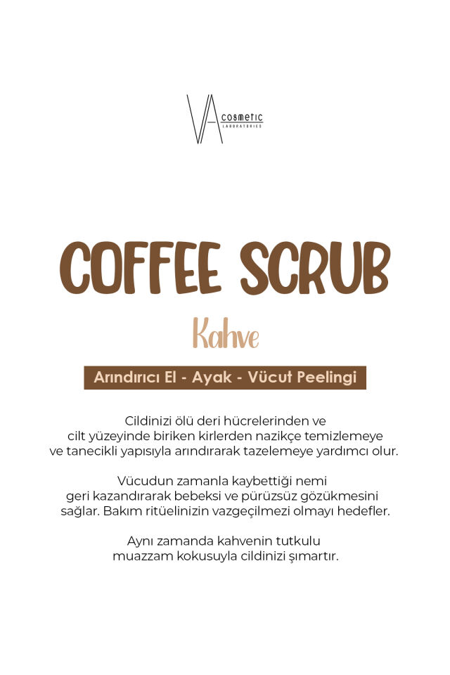 VA COSMETIC SCRUB KAHVE 300 ML