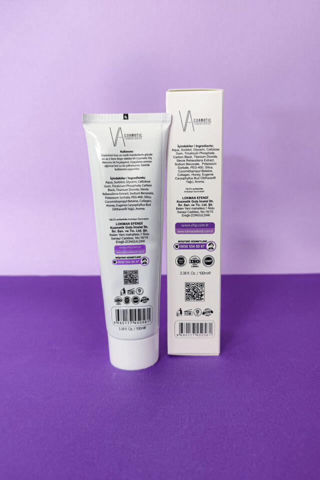 VA COSMETIC SİYAH KARBON DİŞ MACUNU 100ML
