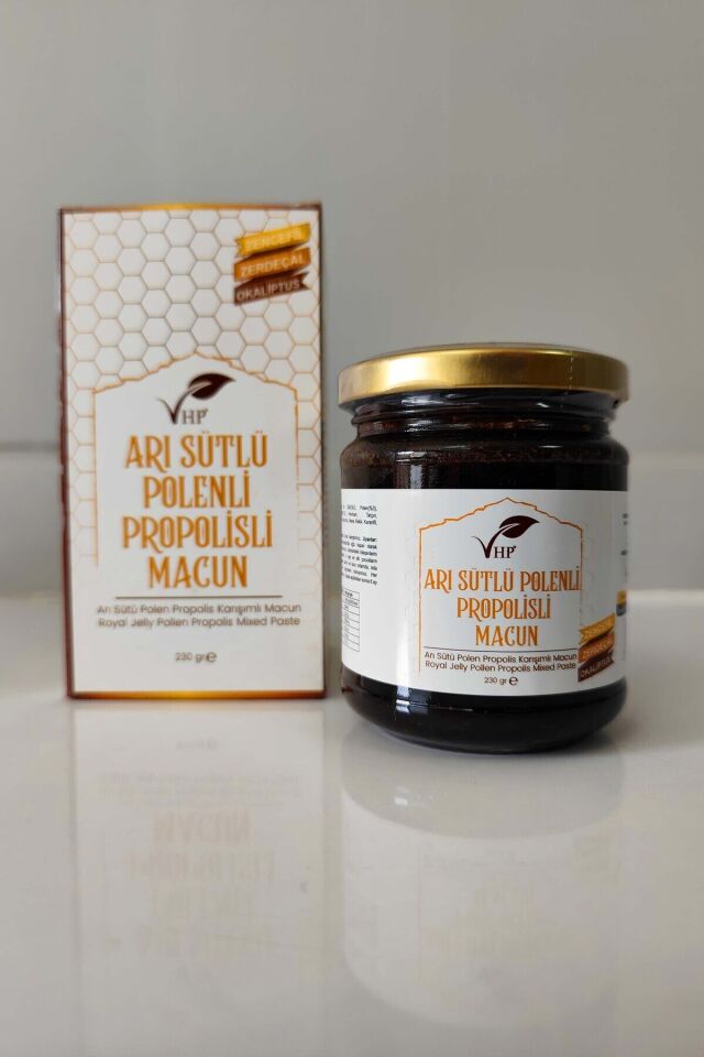 VHP ARI SÜTLÜ POLENLİ PROPOLİSLİ MACUN 230 GR