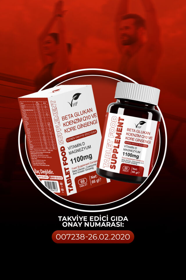 VHP BETA GLUKAN KOENZİMQ10 VE GİNSENG 60 TABLET