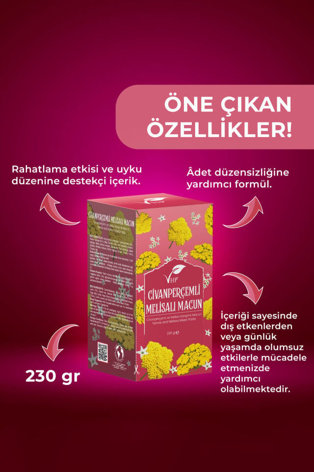 VHP CİVAN PERÇEMLİ VE MELİSALI MACUN 230 GR