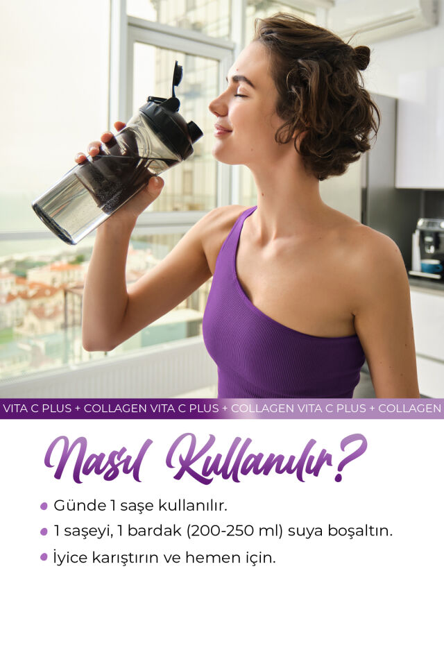 VHP COLLAGEN VITA C PLUS TAKVİYE EDİCİ GIDA 300 G