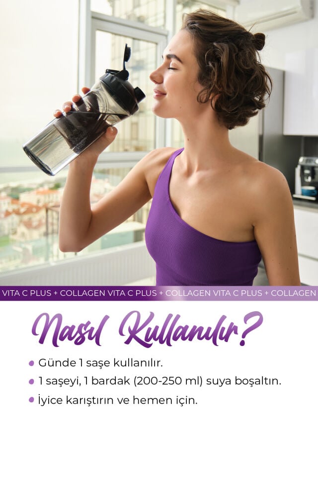 VHP COLLAGEN VITA C PLUS TAKVİYE EDİCİ GIDA 300 G
