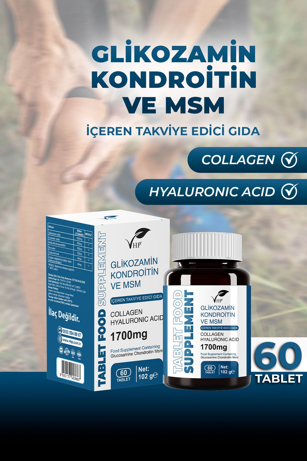 VHP GLUCOSAMİNE 60 TABLET