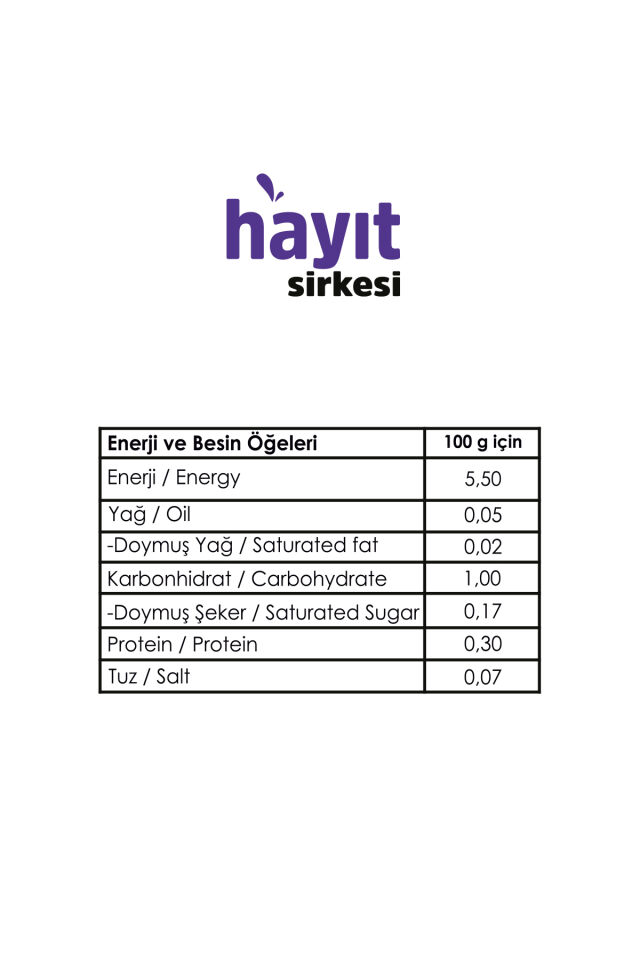 VHP HAYIT SİRKESİ 500ML