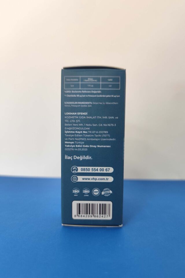 VHP İYOT İÇEREN SIVI GIDA TAKVİYESİ 30 ML