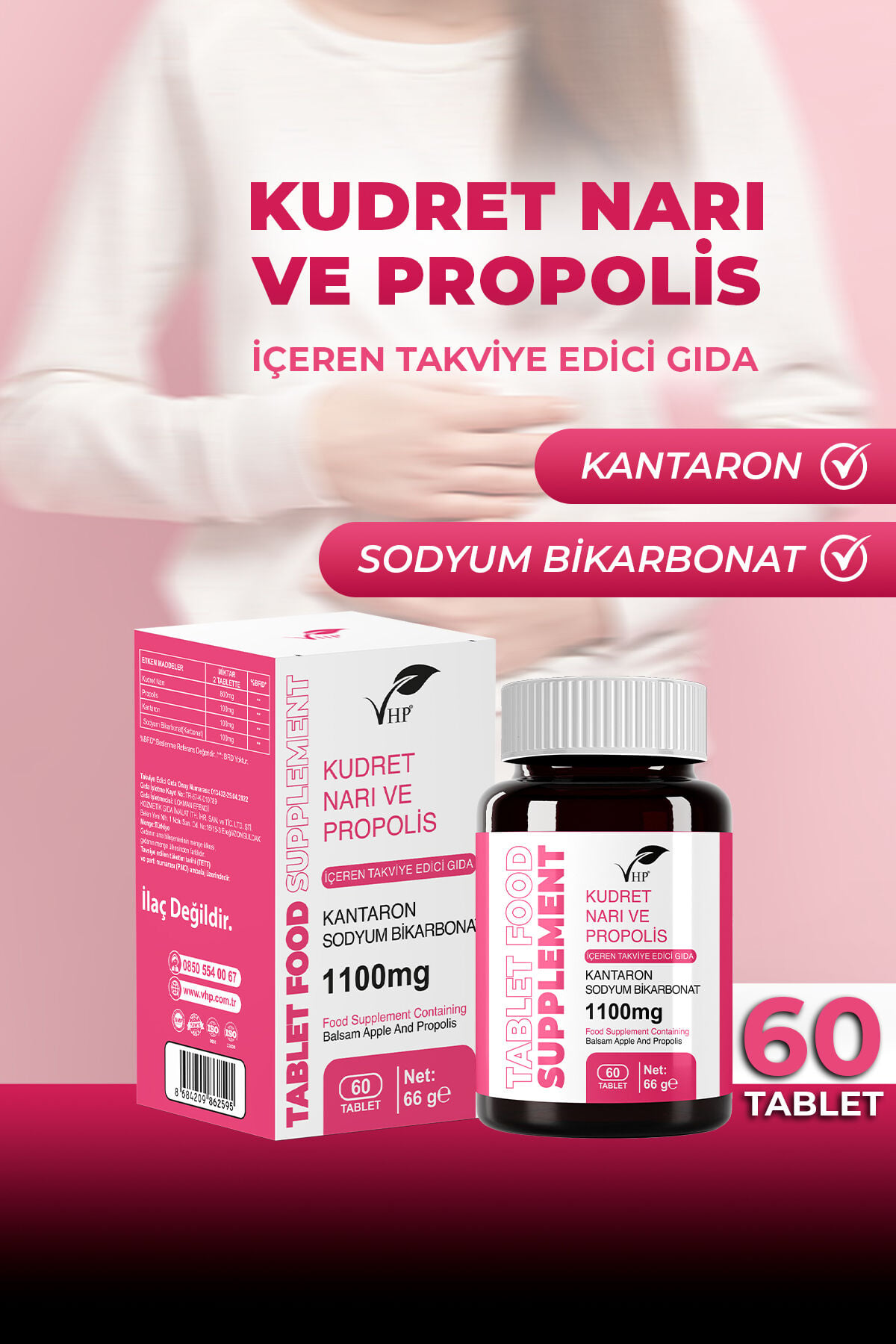 VHP KUDRET NARI PROPOLİS 60 TABLET