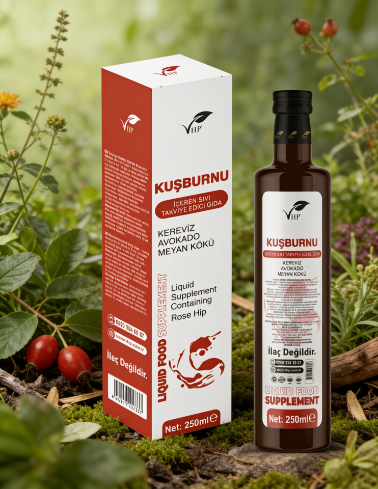 VHP KUŞBURNU İÇEREN SIVI GIDA TAKVİYESİ 250ML