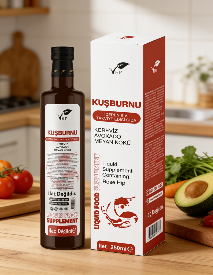 VHP KUŞBURNU İÇEREN SIVI GIDA TAKVİYESİ 250ML