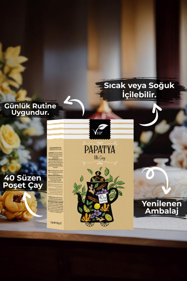 VHP PAPATYA POŞET ÇAY 40 LI