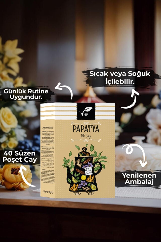VHP PAPATYA POŞET ÇAY 40 LI