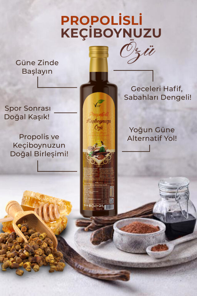 VHP PROPOLİSLİ KEÇİBOYNUZU ÖZÜ 350 GR