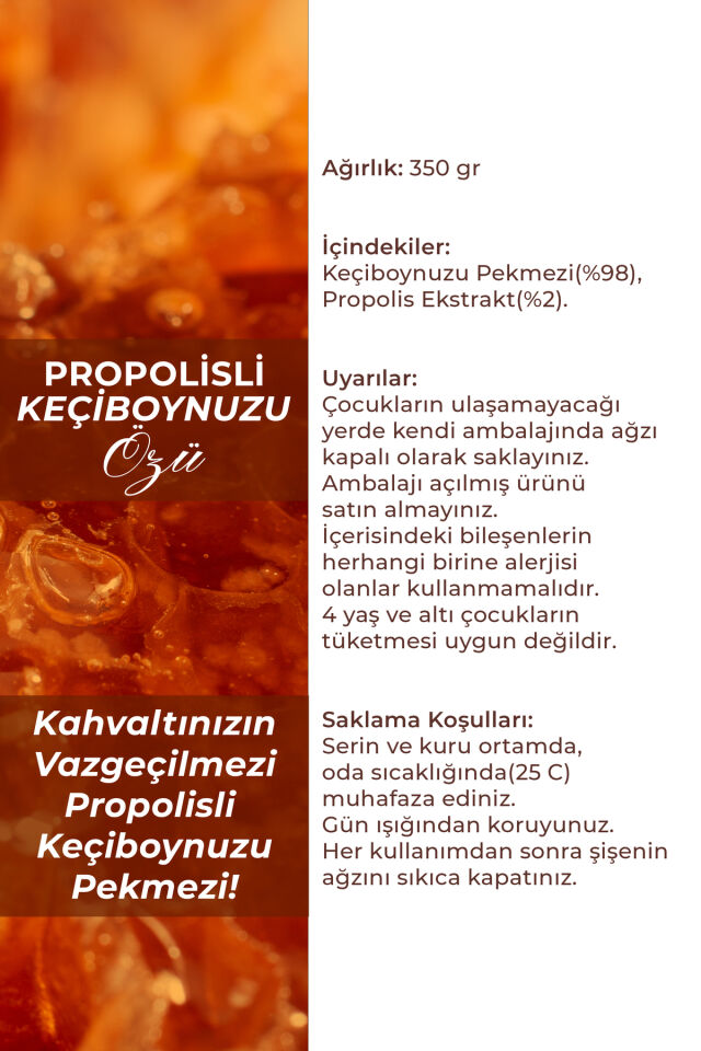 VHP PROPOLİSLİ KEÇİBOYNUZU ÖZÜ 350 GR