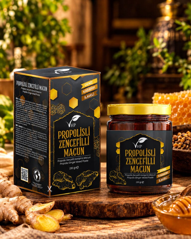 VHP PROPOLİSLİ ZENCEFİLLİ MACUN 230 GR