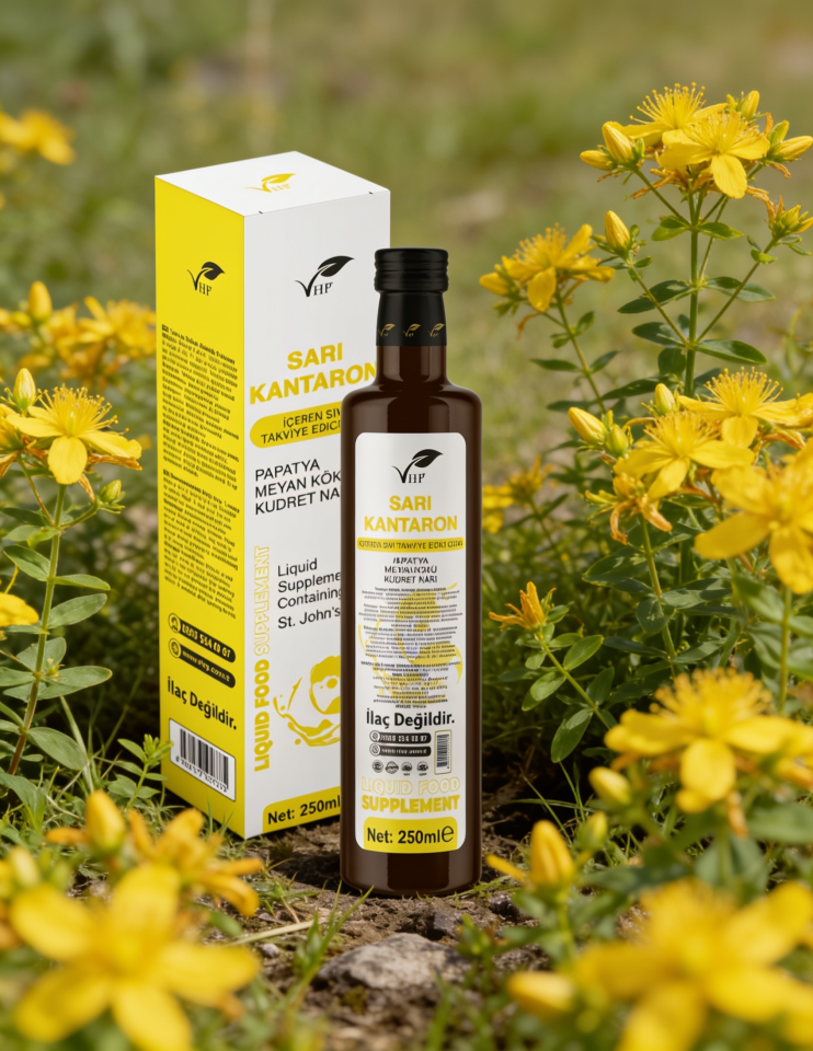 VHP SARI KANTARON İÇEREN SIVI GIDA TAKVİYESİ 250ML