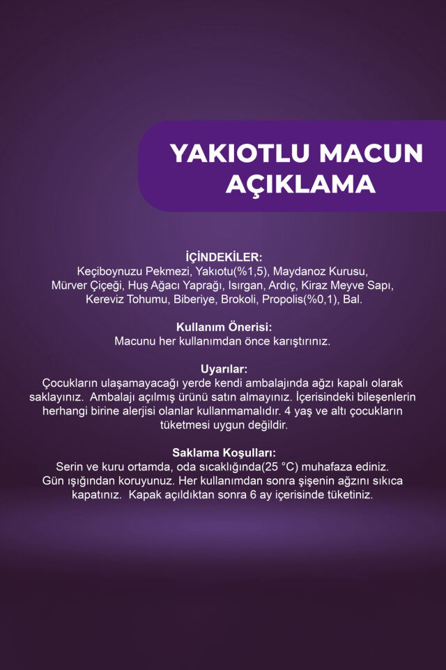 VHP YAKIOTLU MACUN 230 GR