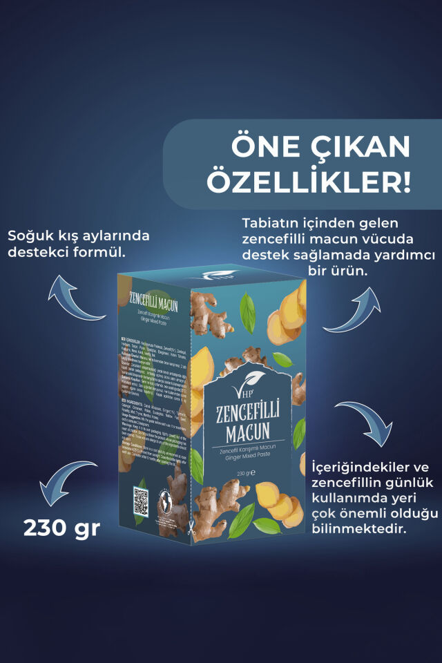 VHP ZENCEFİLLİ MACUN 230 GR