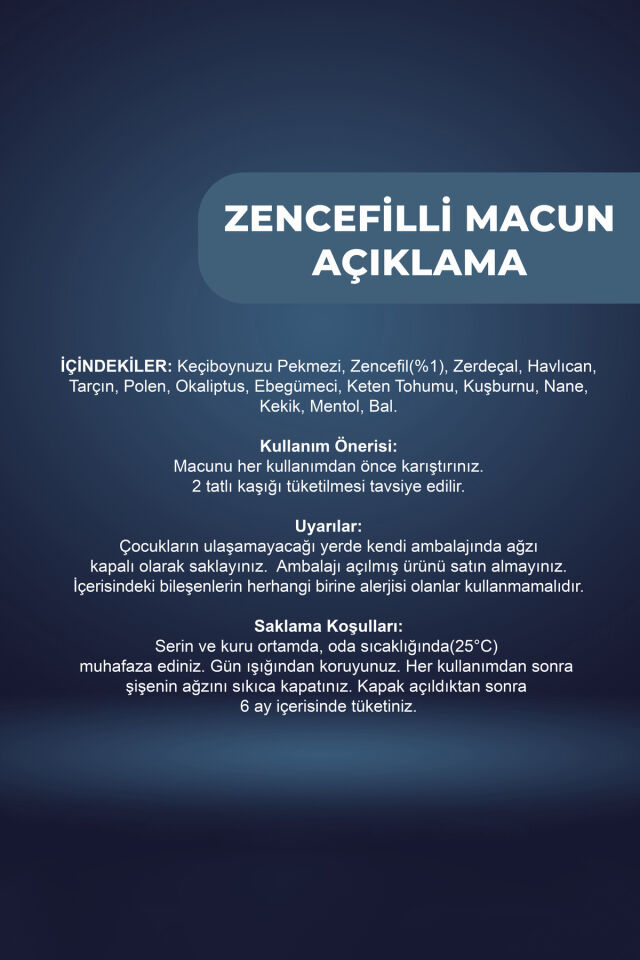 VHP ZENCEFİLLİ MACUN 230 GR