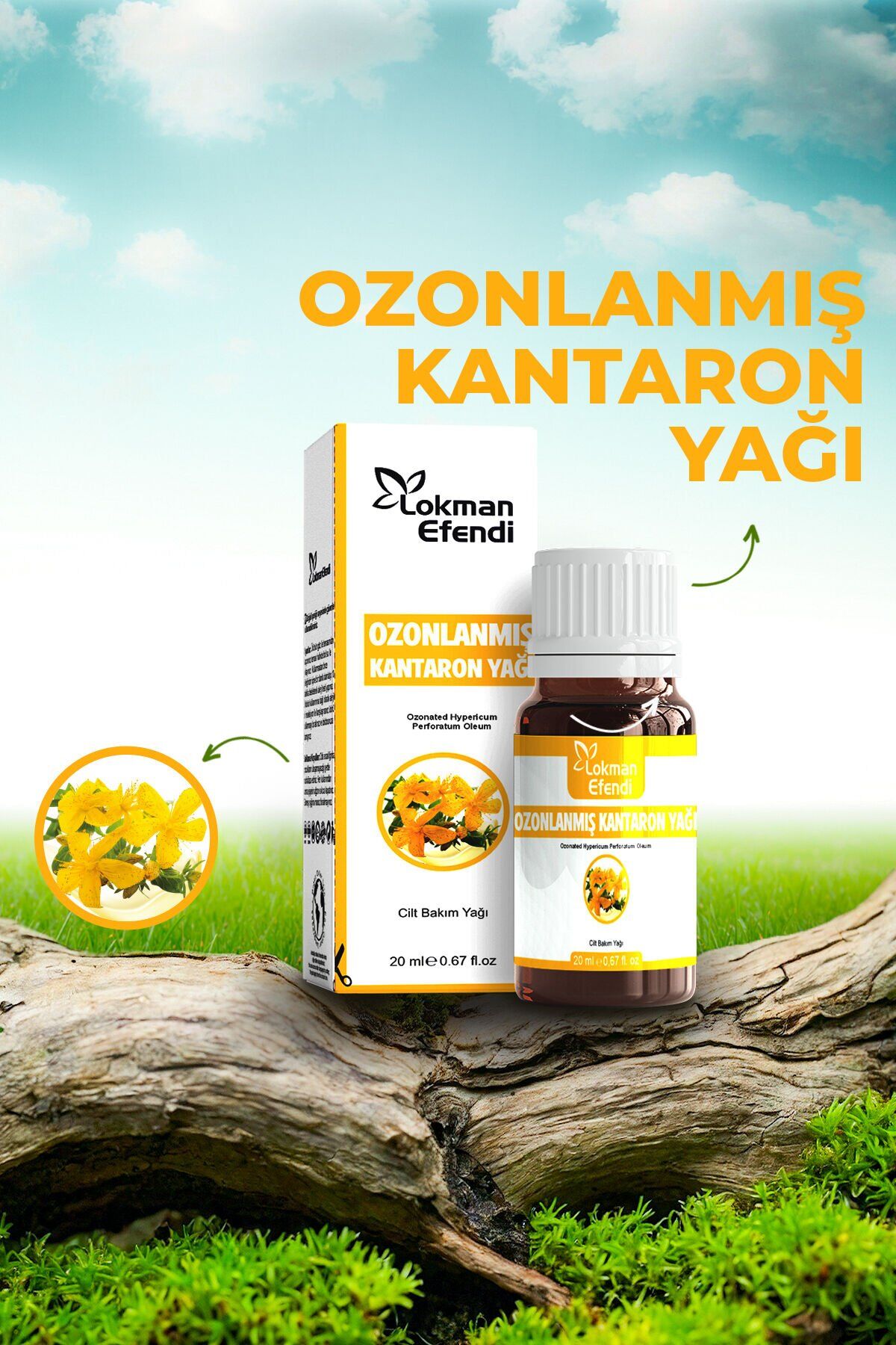 Ozonlanmış Kantaron Yağı