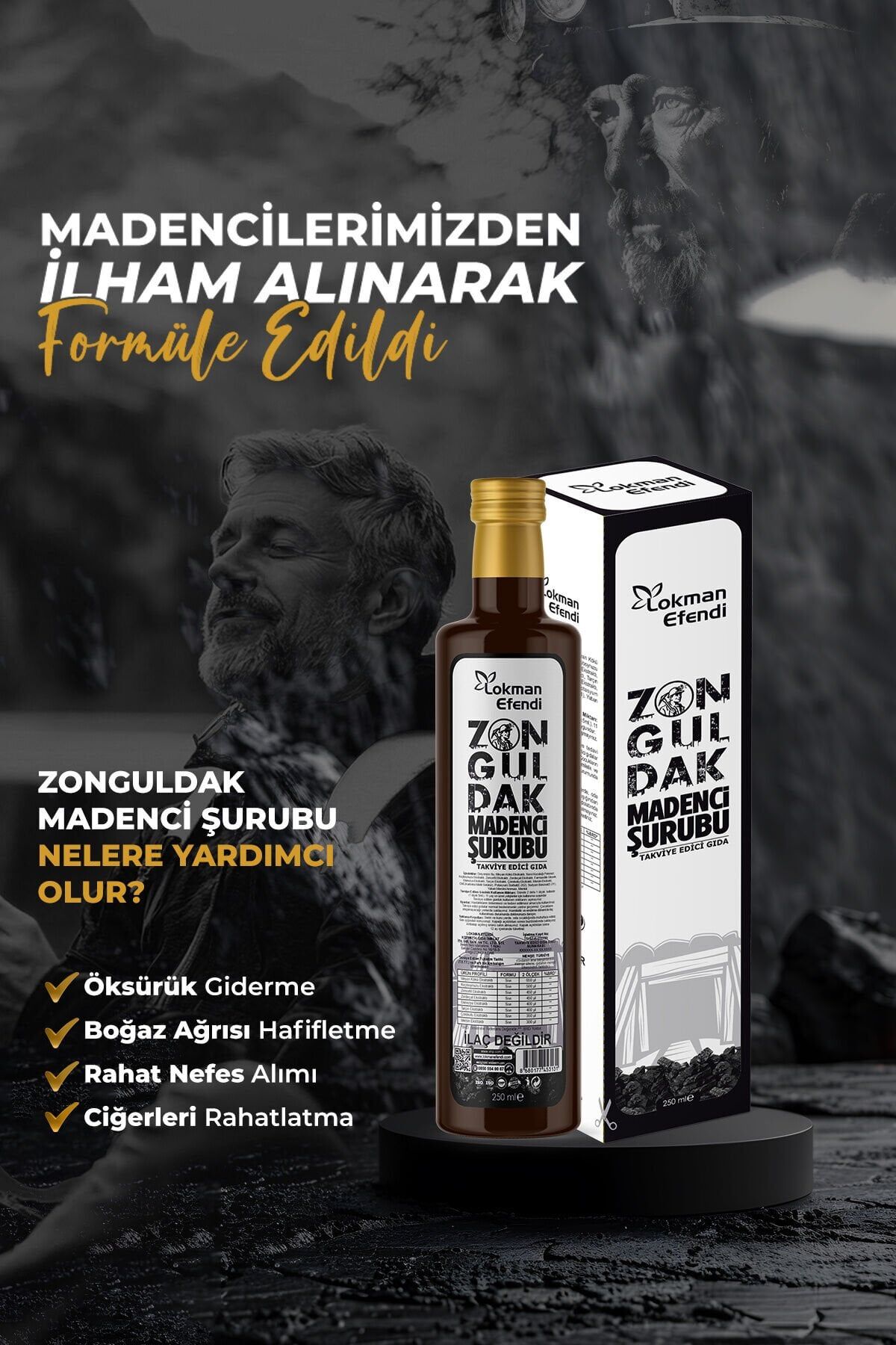 Zonguldak Madenci Şurubu 250 ml