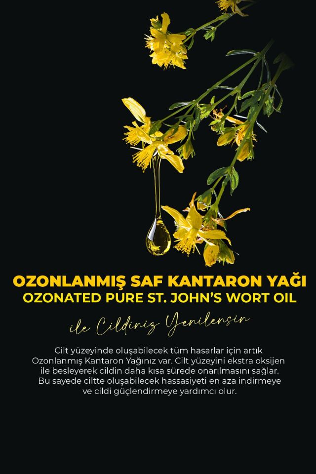 OZONLANMIŞ KANTARON YAĞI 30 ML