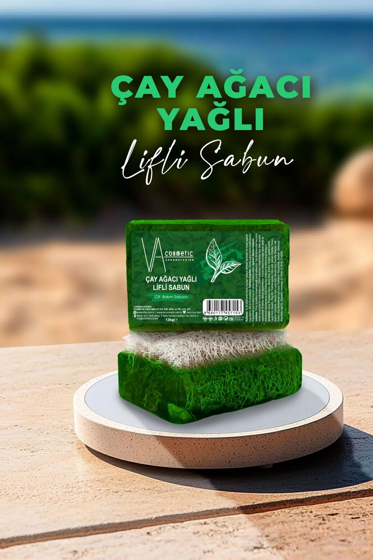 ÇAY AĞACI YAĞLI LİFLİ SABUN