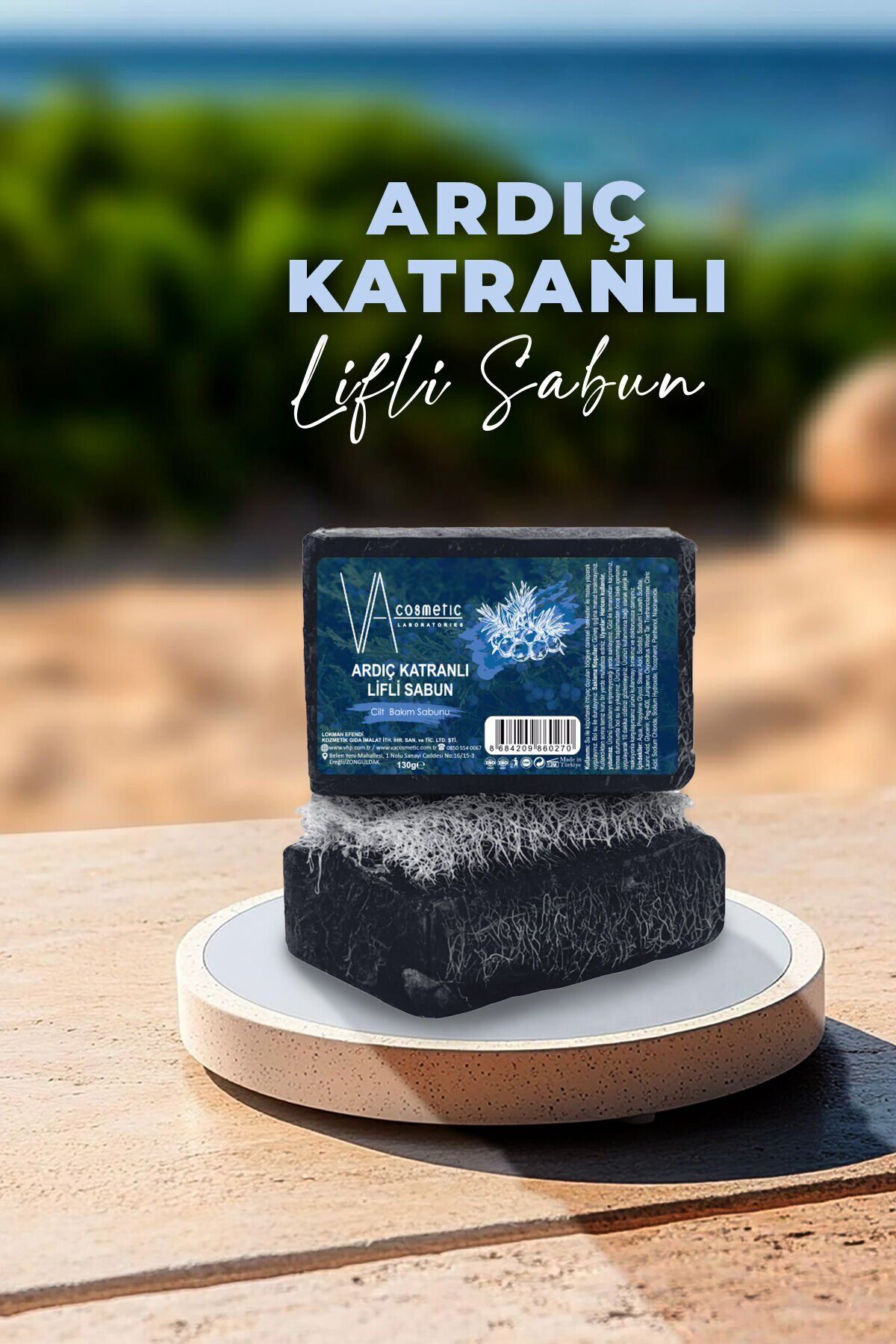 VA COSMETIC ARDIÇ KATRANLI LİFLİ SABUN